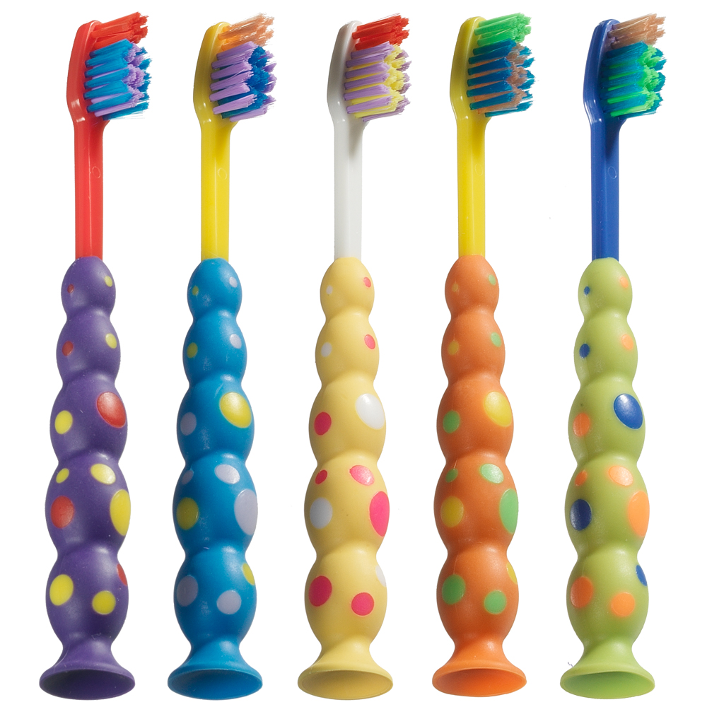 Toothbrush Rack Set with Decal Brushes & Character Covers (10 count)
