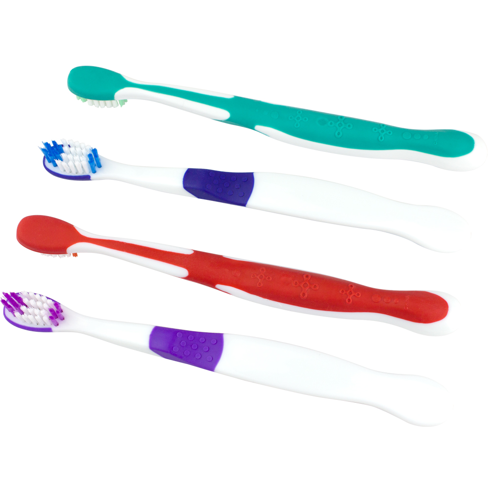 Phase 2 Kids Rubber Handle Toothbrush (144 ct) Young Specialties