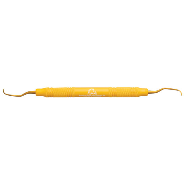American Eagle XP® Sharpen-Free Double Gracey Posterior Curette with Resin Handle – Yellow (each)