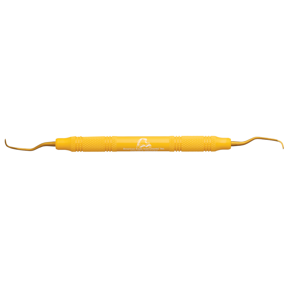 XP® Sharpen-Free Double Gracey Posterior Curette -Yellow Resin Handle
