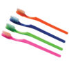 Disposable non pasted toothbrush