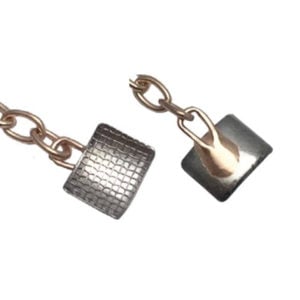 Eruption Chain - Large Rectangle with Curved Pad (1 ct)