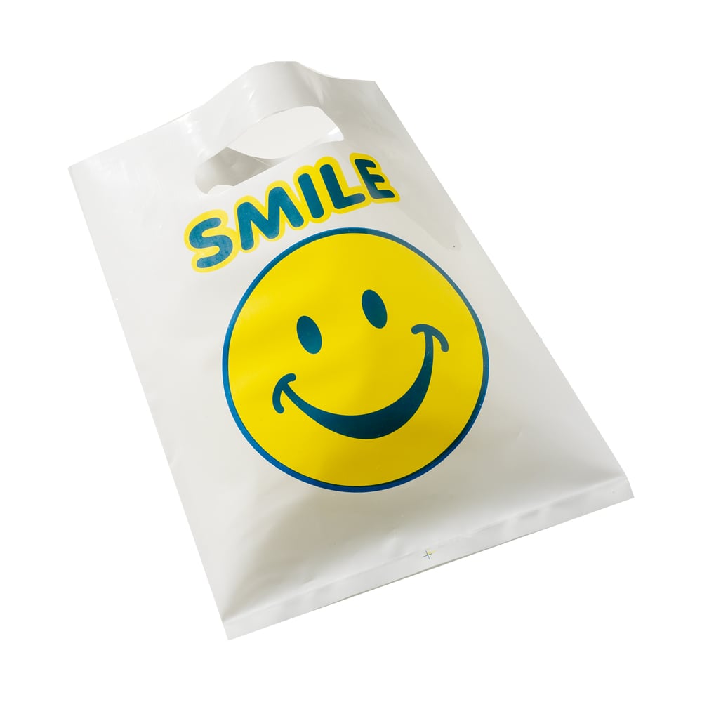 smiley face bag