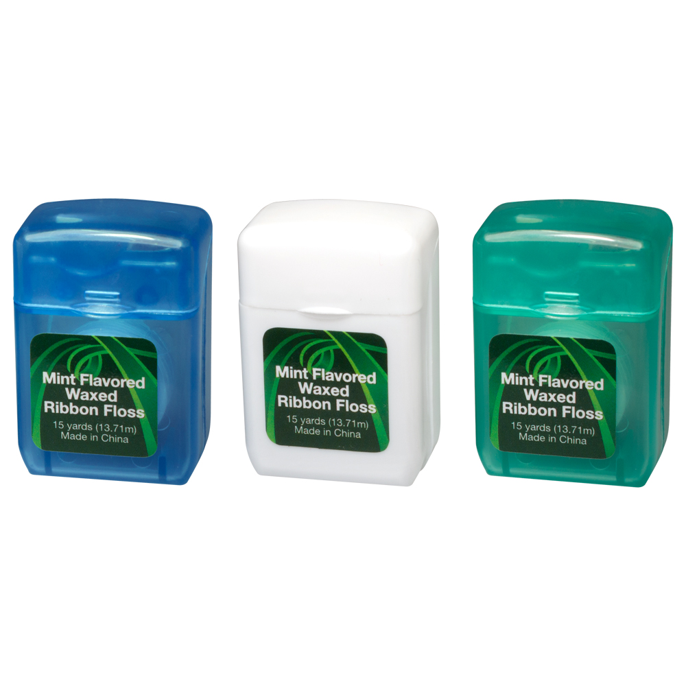 Mint Flavored Ribbon Floss 15-yards (144 ct)