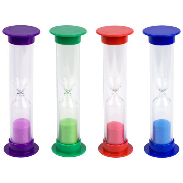 2-Minute Brushing Timers purple green orange blue Assorted Colors (72 ct)