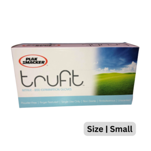 TruFit™ Sky Blue Nitrile Gloves | Small
