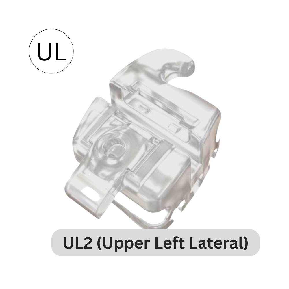 ORAPRO® Equation™ Self Ligating Aesthetic Bracket | UL2 (Upper Left Lateral)