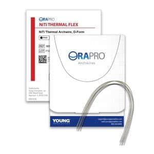 Arcs orthodontiques thermiques Orapro Niti