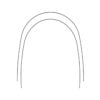 Vision Thermal Flex Heat Activated Nickel Titanium Archwire, Natural, Etched Midline