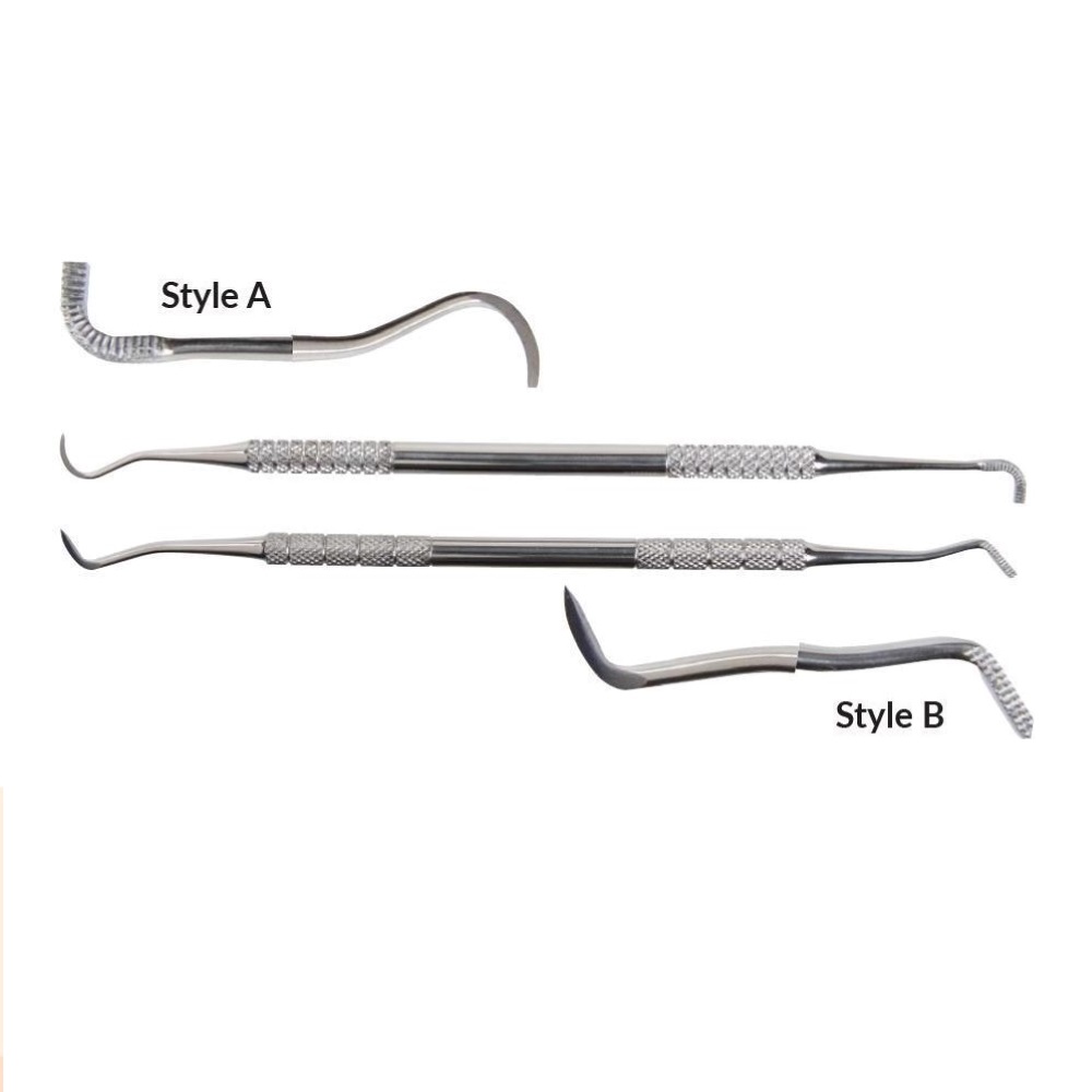 MEDENTRA UK Dental Veterinary Sickle Scaler – Stainless Steel Pet Grooming Tool (Polish Finish, 3-Year Warranty)