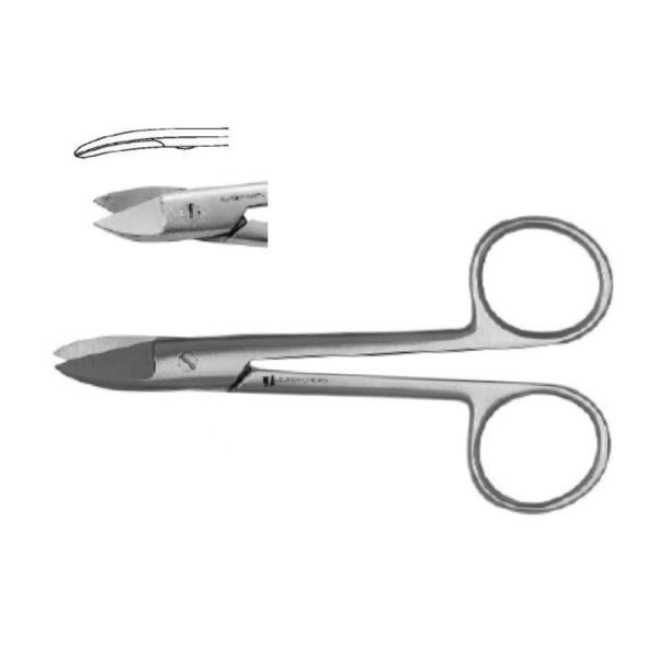 Trimming Scissors CURVED 4-1/2 (Each) - Young Specialties