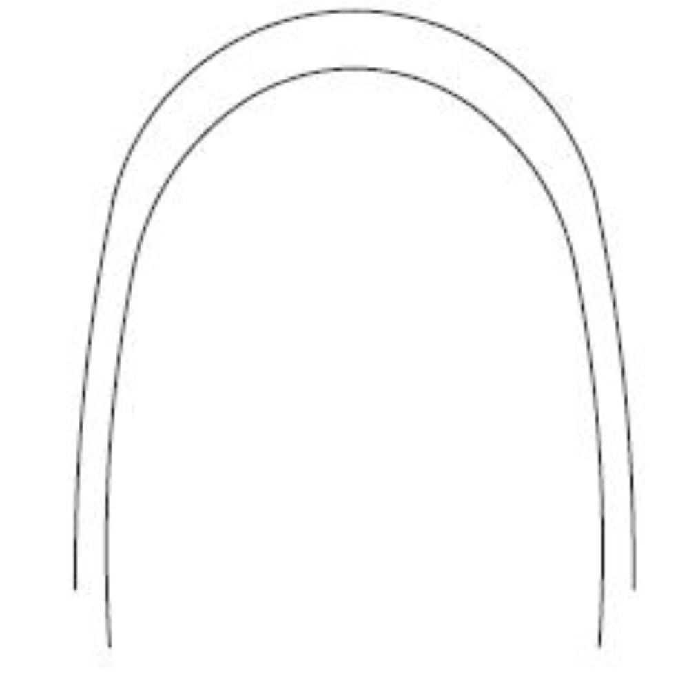 (10 carats) Arcs en acier inoxydable (SS), naturel, ton argenté