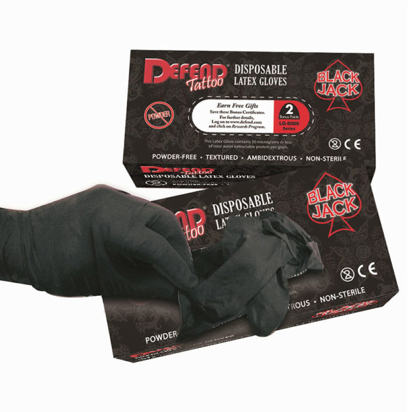 Blackjack Powder-Free Latex Gloves