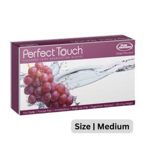 Perfect Touch® Grape Flavored Powder-Free Latex Glove | Medium