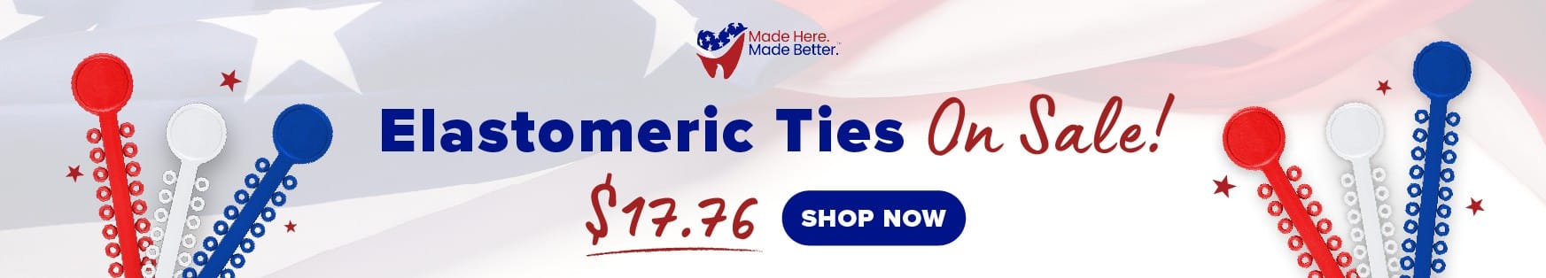 Elastomeric Ties Sale Banner