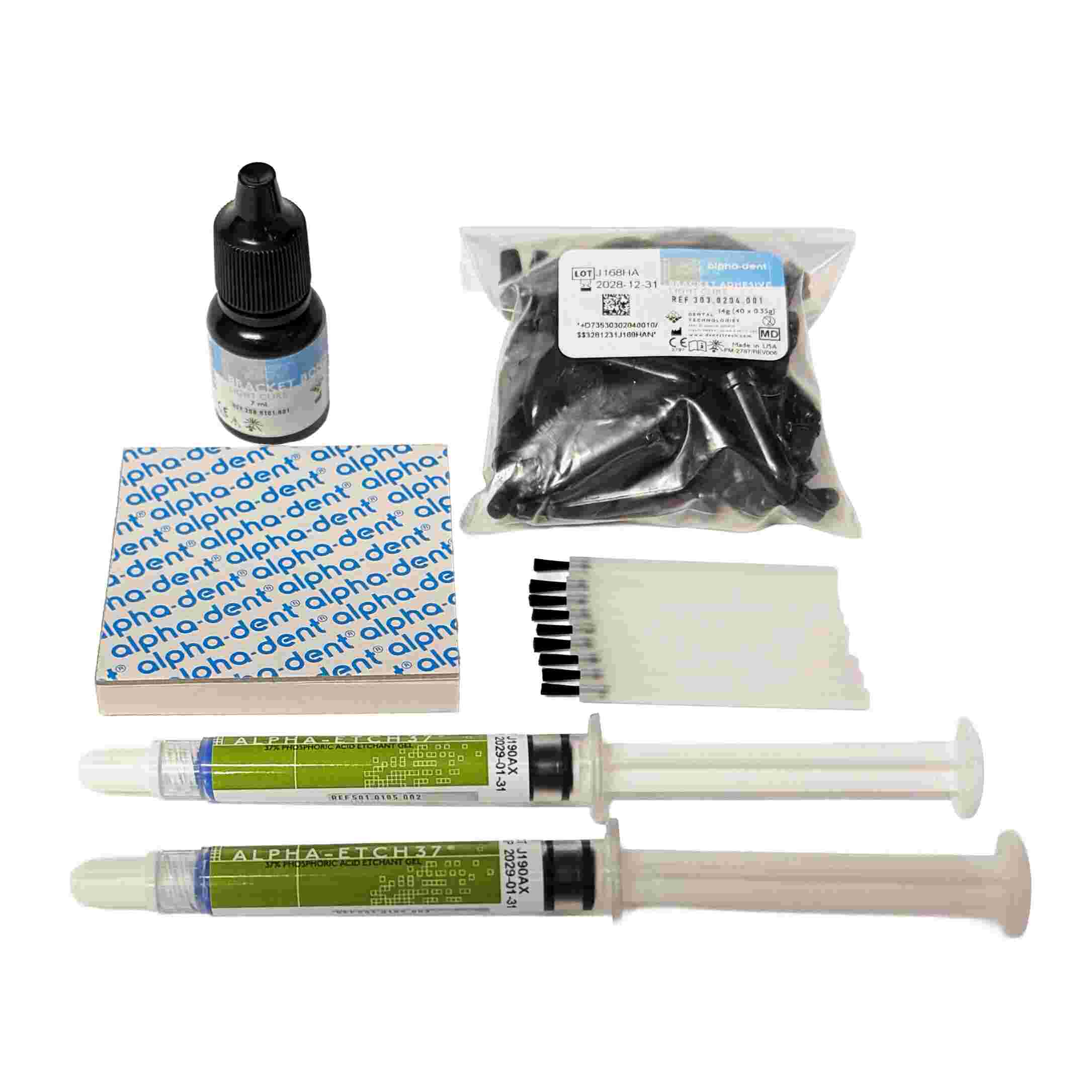 Alpha-Dent® Light Cure Bracket Adhesive Unit Does Kit