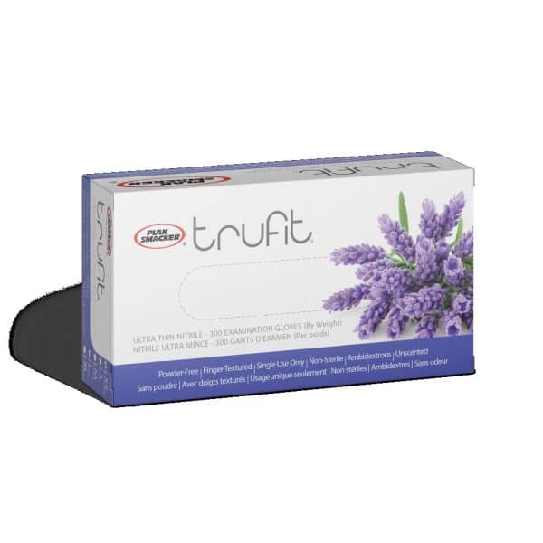 Gants en nitrile ultrafins Trufit, lavande, boîte de 300